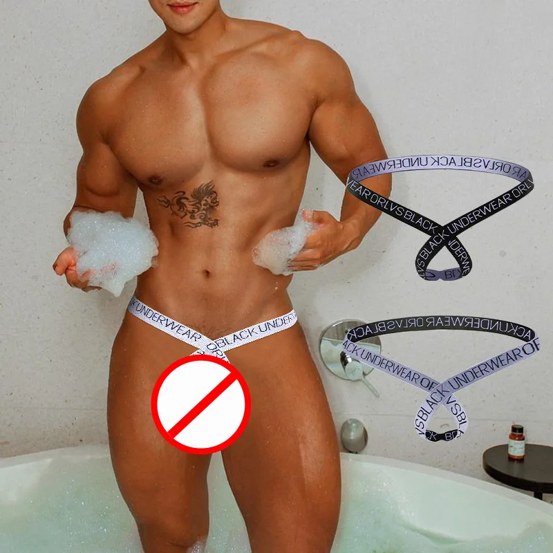 

ORLVS Cross border Foreign Trade New Spot Men's T-shaped Pants Sexy Underwear Single Ding Underwear Men OR6262