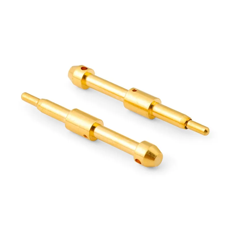 POGOPIN スプリングシンブルコネクタ、スレッド高電流金メッキ充電プローブ医療機器コンタクトピン卸売