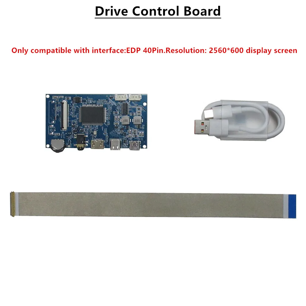 Tablero de Control de controlador de pantalla LCD, Kit de Monitor portátil DIY, alta compatibilidad, Universal, 2560x1600 TN, IPS, EDP, 40 pines