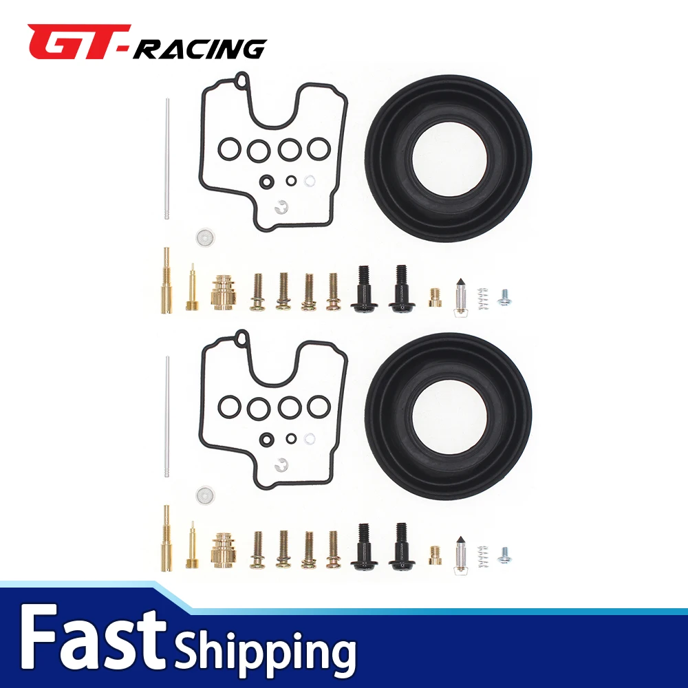 

2 Sets For SUZUKI SV650 SV650S SV 99-02 Carburetor Gaskets Jets Rebuild Repair Kit