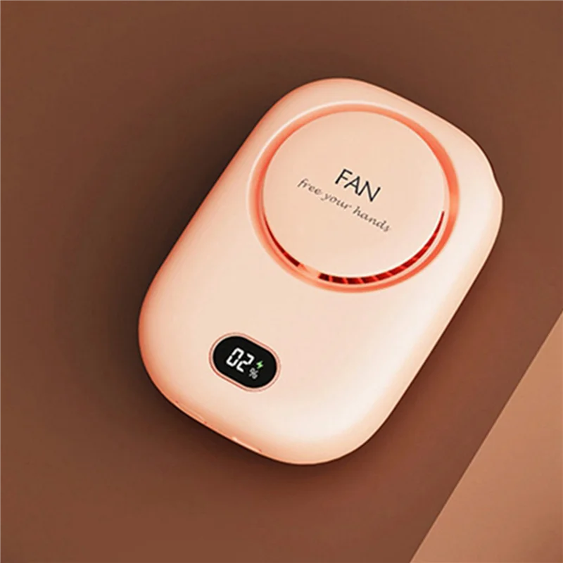 AB45 4X Fan Mini USB Cooler Rechargeable Ventilador Travel Handheld Portable Silent Small Electric Cooling Fans Pink