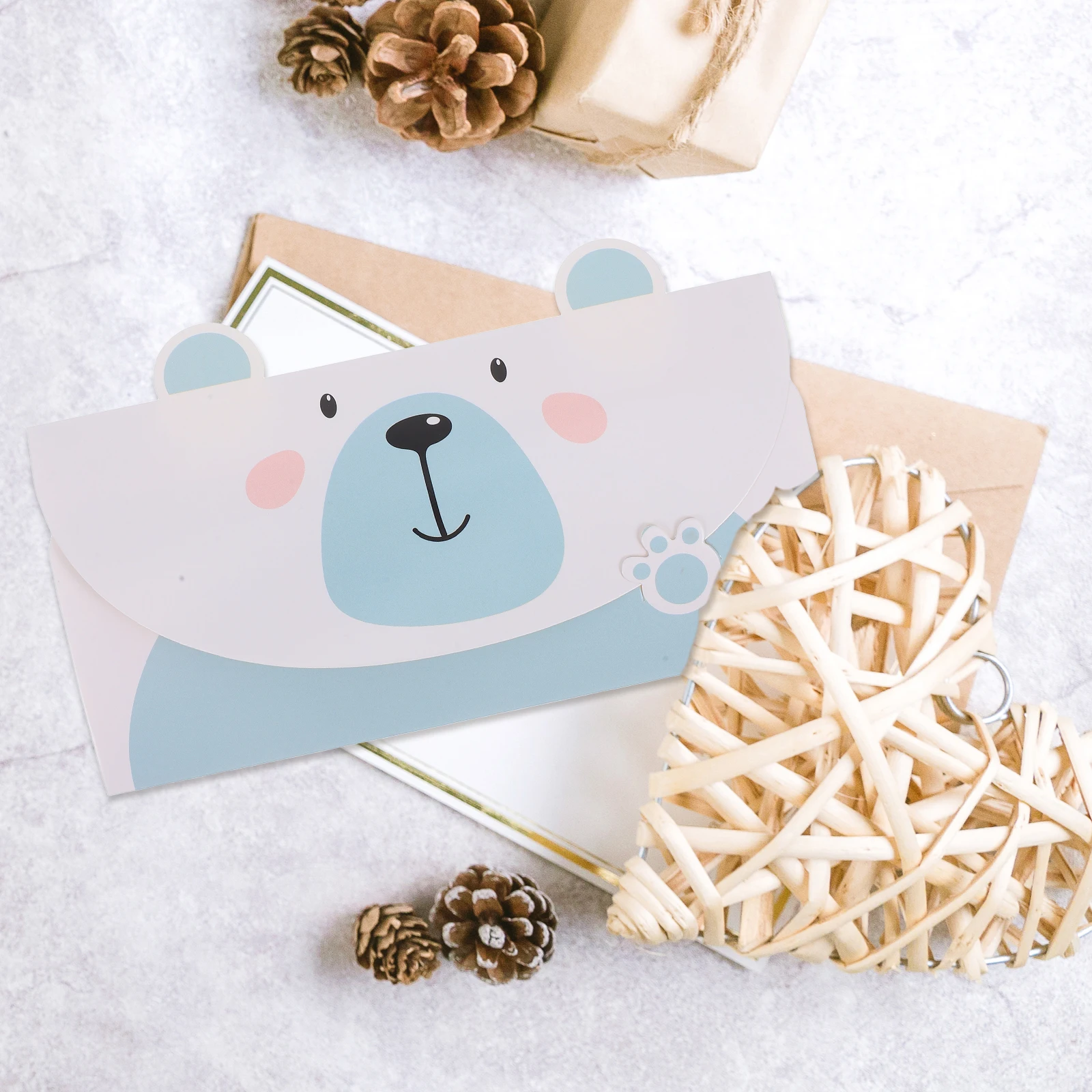 

20 Pcs Greeting Card Message Animal Postcards Thank You Writing Paper Graffiti Valentine