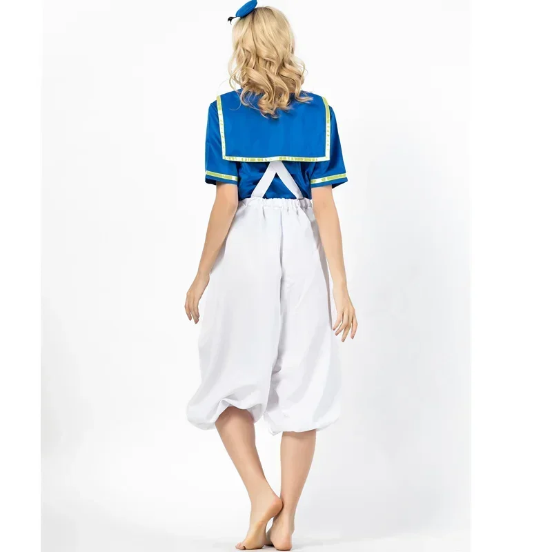 Halloween Party Coppie Costumi Carnevale Masquerade Adulti Cartoon Costumi divertenti Donna Uomo Marinaio Cosplay Abbigliamento Gioco di ruolo