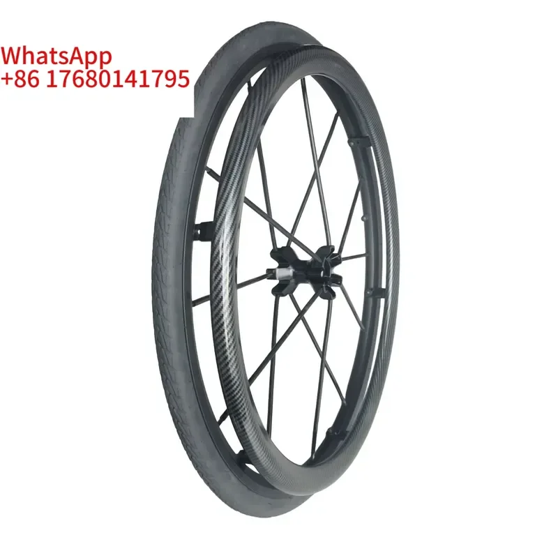 A Pair Movekyn MK2023 24-inch X1 Hexagonal Wheels Water Transfer Wheels Aluminum Spokes Premium Fashion Sports Wheelchair