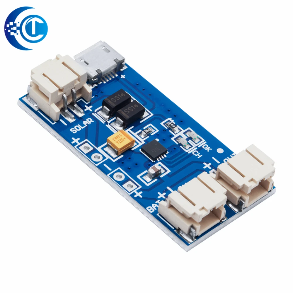 500Ma  Mini Solar Lipo Charger Board CN3065 Lithium Battery Charge Chip DIY Outdoor Charging Board Module  For Arduino