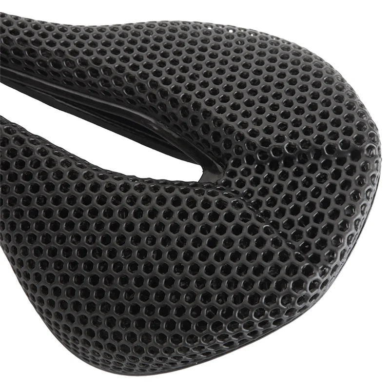 

Bicycle 3D Printed Saddle Carbon Fiber Comfortable Mountain Road Bike Cushion Cozy Honeycomb Cushion 3D-2