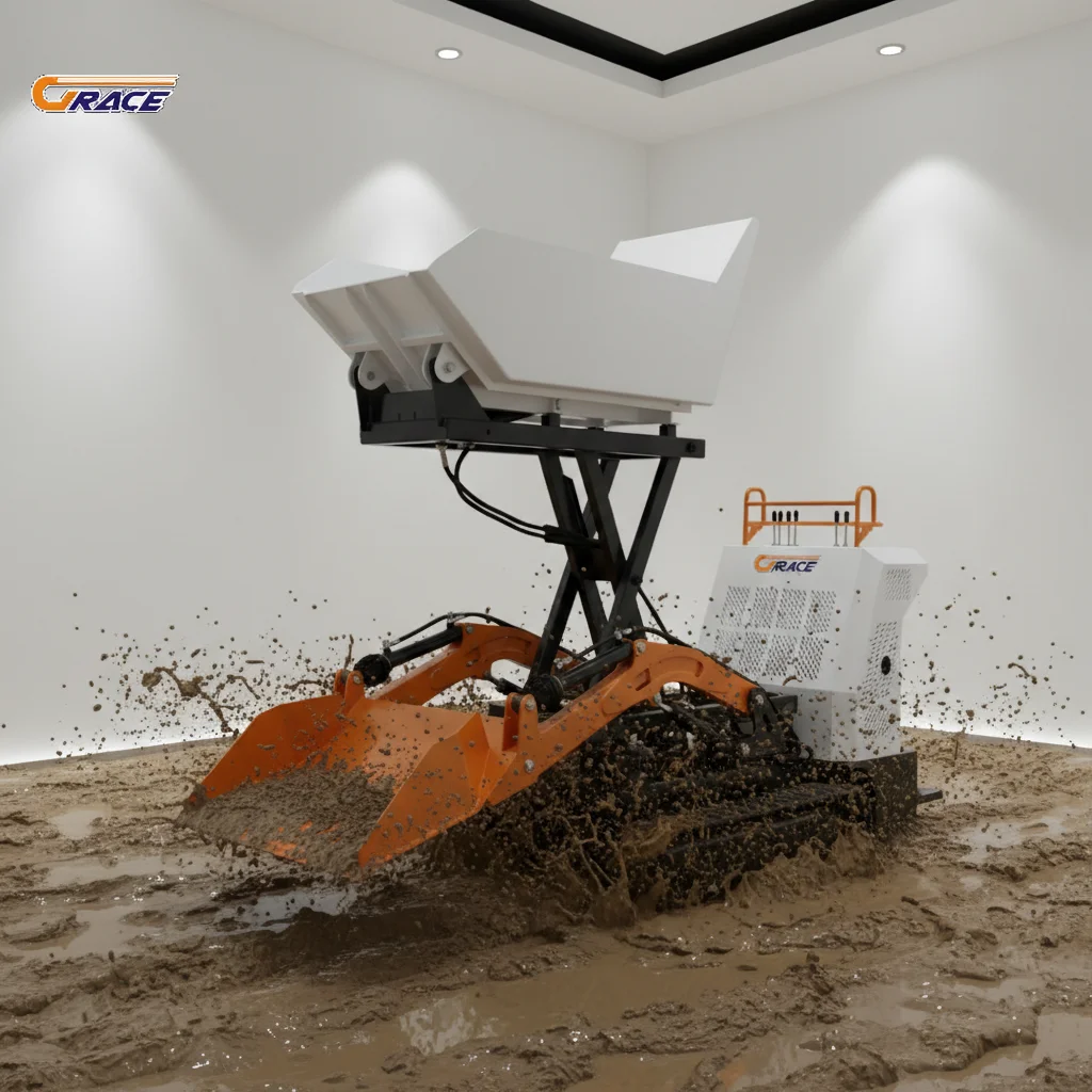 

Mini Hydraulic Remote Control Crawler Dumper 900kg Heavy Load Track Dumper Fast Delivery