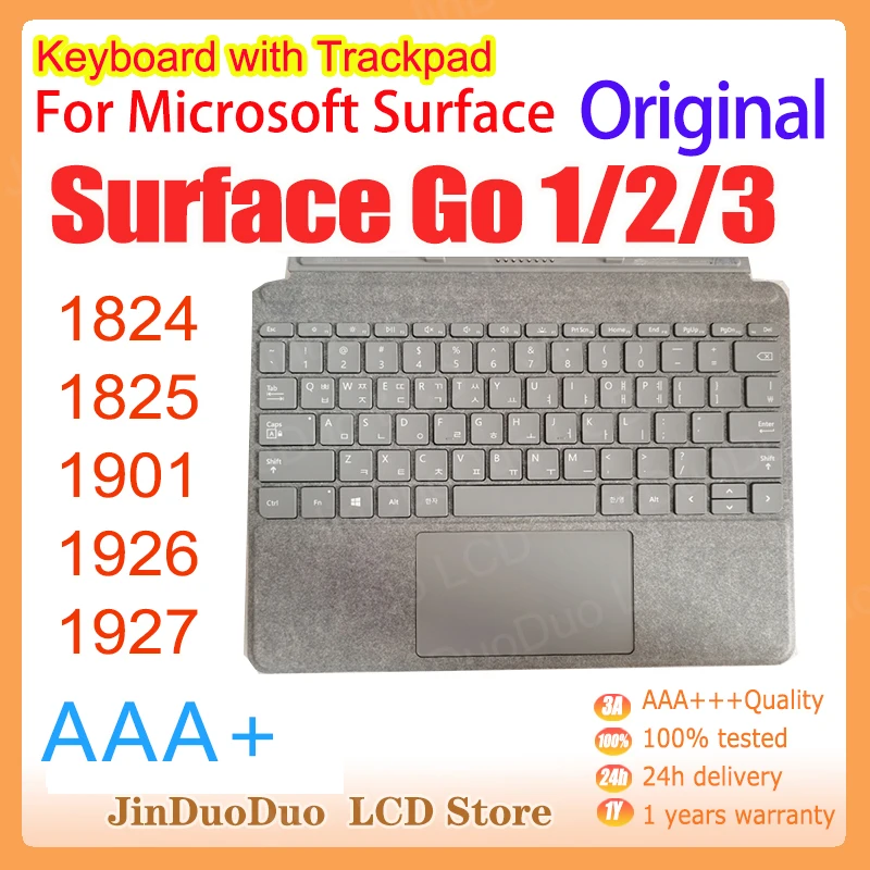 Original Keyboard Tablet For Microsoft Surface GO GO 1 GO 2 GO 3 Go1 Go2 GO3 1824 Wireless Bluetooth Touchpad Replacement 1827