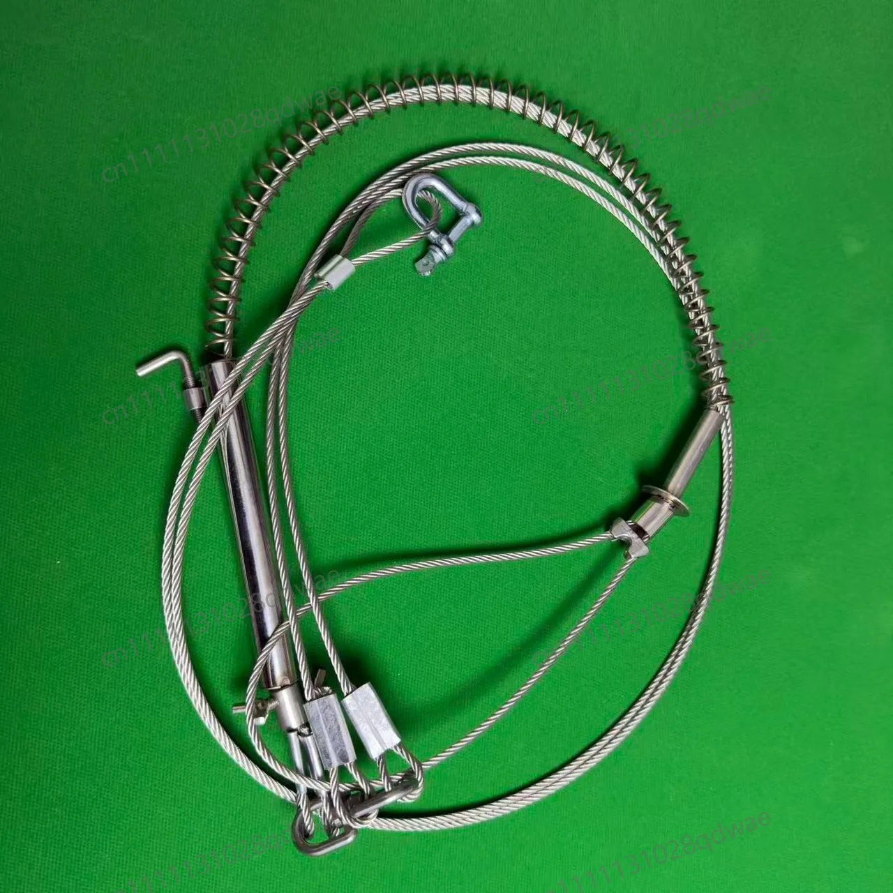

1PC Stronger Spring For the Wild Boar Trap Replacement With Nuts Wire Rope Dia