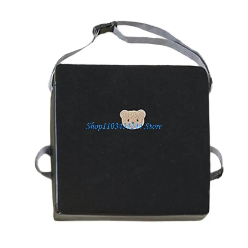 وسادة داعمة للأطفال مناسبة للسفر وكراسي طعام للأطفال وسادة لتعزيز الارتفاع لتناول الطعام مع حزام آمن قابل للتعديل #4