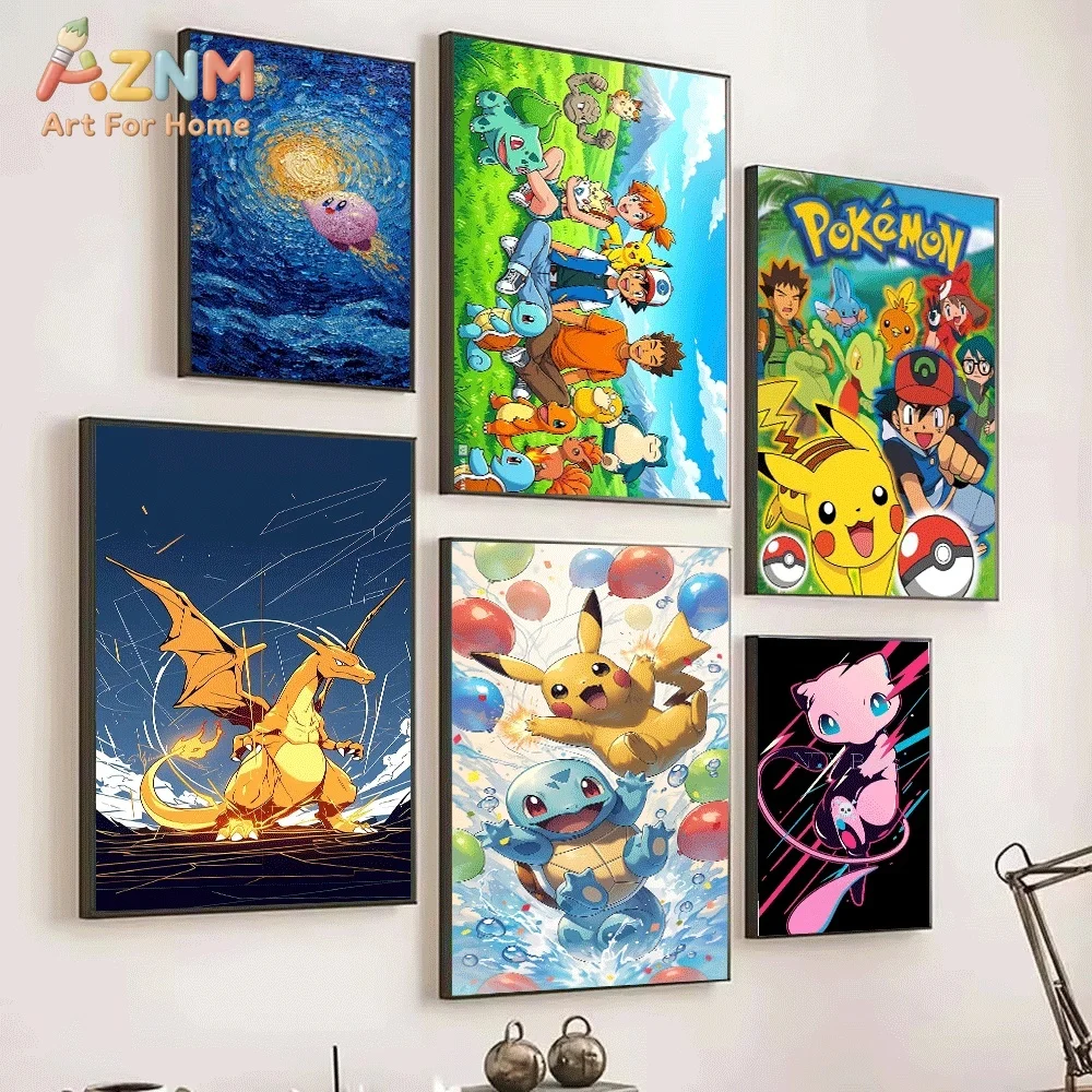 AZNM Kirby Pink Cartoon Charac - đánh giá và giá Anime Merchandise Posters