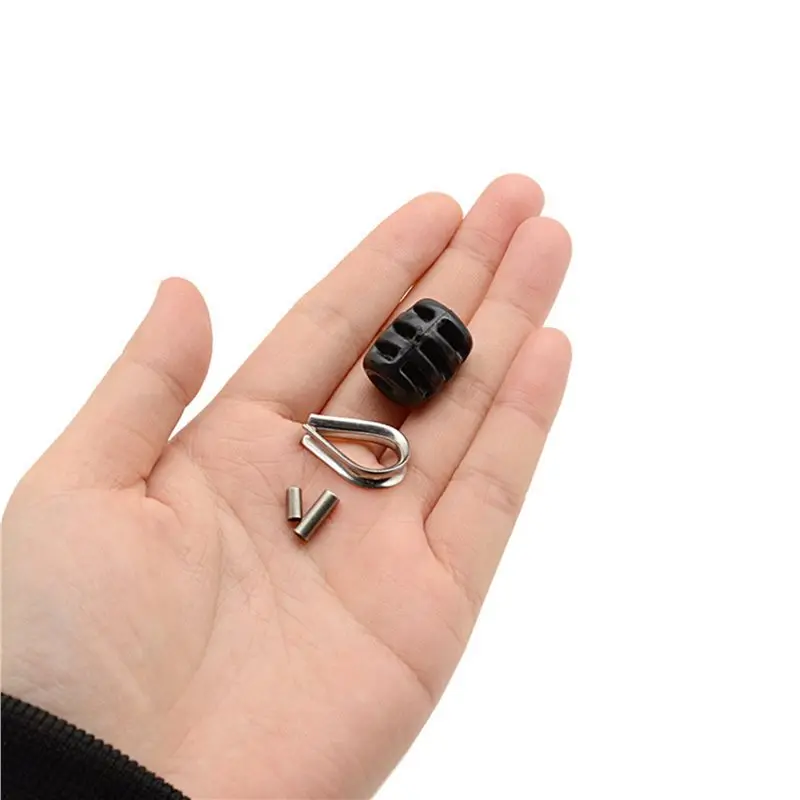 ABSS-2X Downrigger Cable Terminator Kit, Complete Set With Swivel Snaps, Thimble, Soft Stop Bumper & Crimp Sleeves