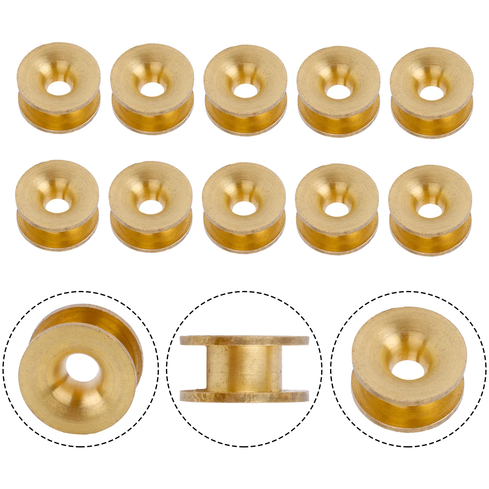Agujero de cabeza de 4,3mm/0,17 pulgadas, 14mm/0,55 pulgadas, 4,3mm/0,17 pulgadas, 14mm/0,55 pulgadas, 10 piezas