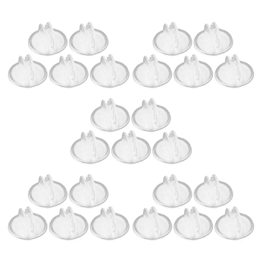 

25 Pcs Label Holder Tag Merchandise Sign Display Holders Plastic Clips Signs for Shelves Mini Chalkboard Clothing Rack