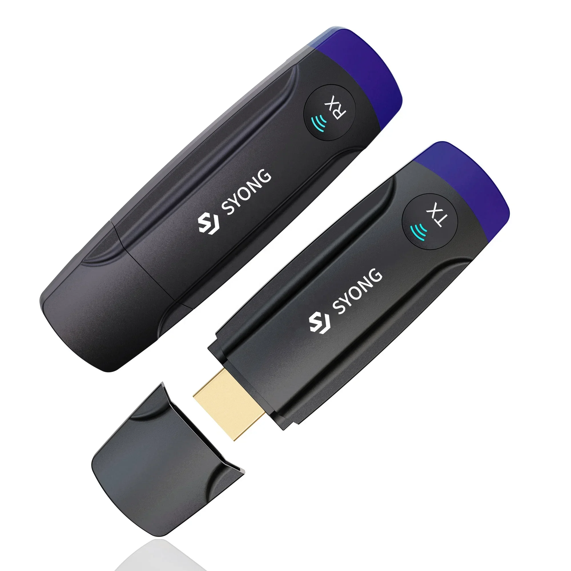 

In stockSYONG MINI Wireless Video Transmitter and Receiver Extender 196FT/60meters Camera Laptop Projector Live Streaming Teach