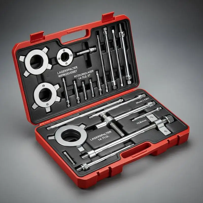 

Bearing Puller Kit, 14-Piece 5 Ton Capacity Bearing Separator, Pinion Wheel Bearing Removal Kit with 2-Inch and 2.8-Inch Jaws