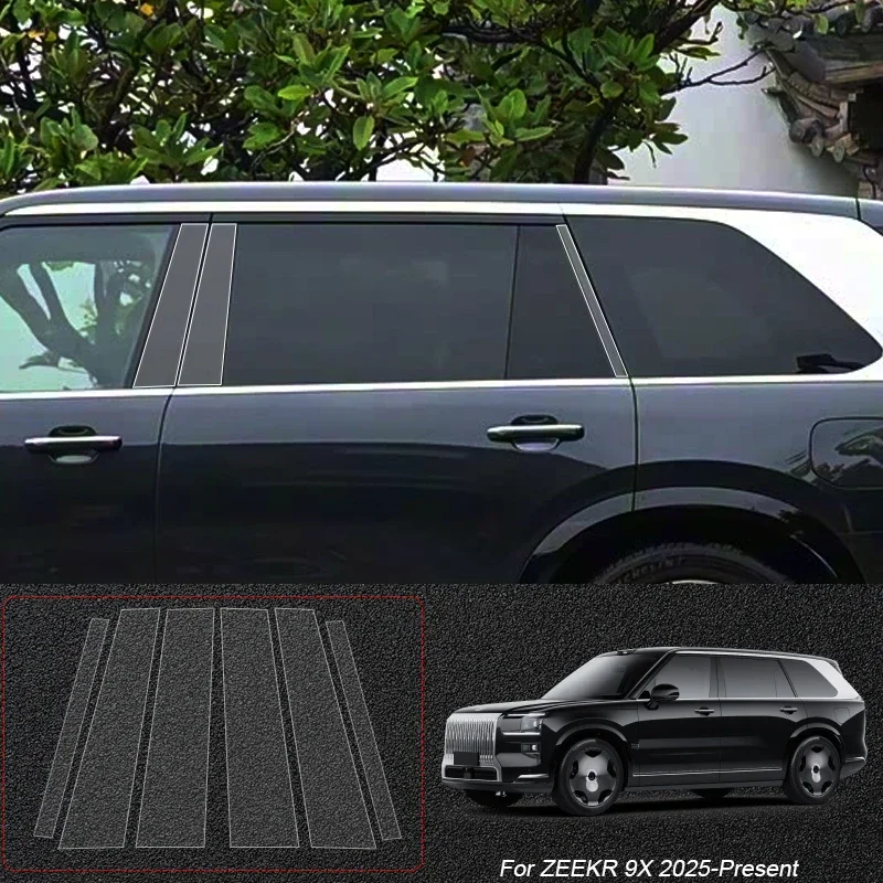 

For ZEEKR X 007 GT 7X 009 9X 001 2021-2026 B Pillars TPU Car Protective Film Auto Window Body Paint Sticker Accessories