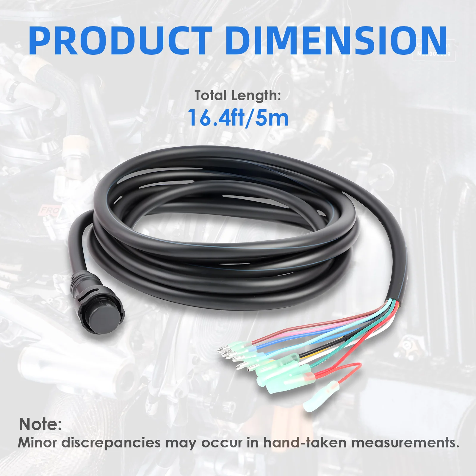 

Кабель-жгут 688-8258A-20-00 для подвесного двигателя Yamaha, блок дистанционного управления 703, 10 контактов, 688-8258A-20