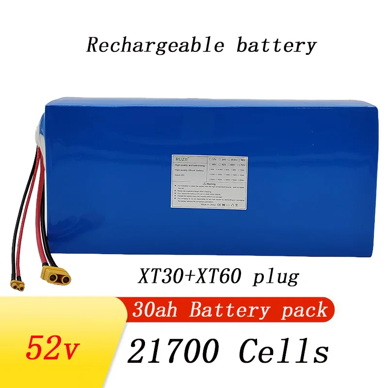 Electric scooter 52V 60V 72V 21700 lithium battery 30-100Ah for customization