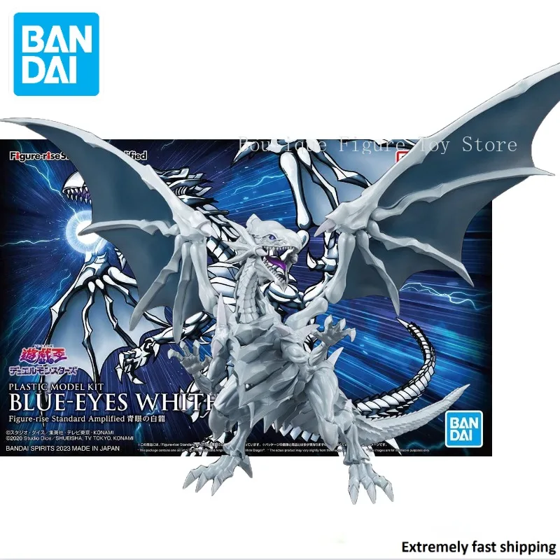 

In Stock Original Bandai Figure-rise Standard Amplified Duel Monsters Blue-Eyes White Dragon Assemble Figure Model Toy Action