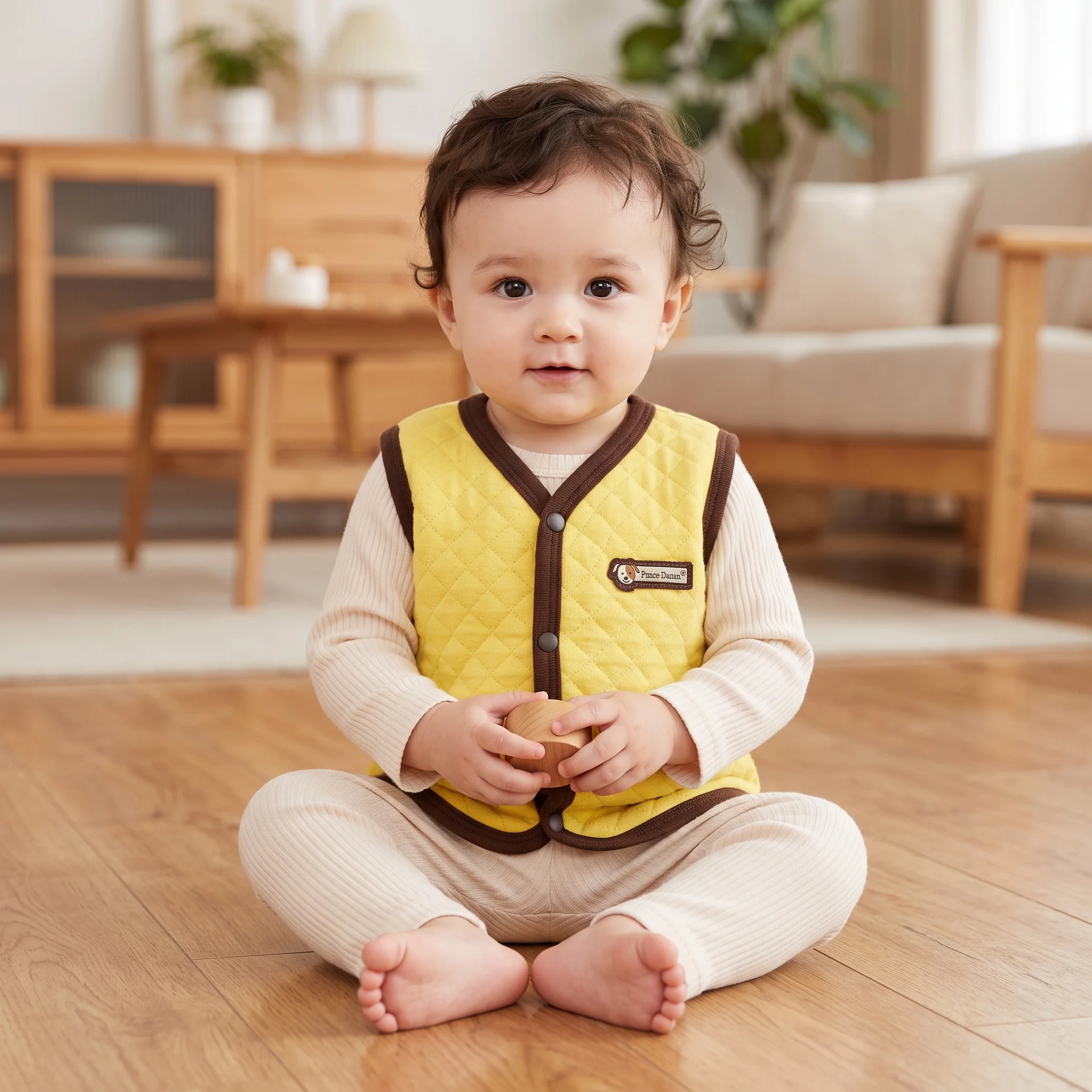 Baby weste aus reiner Baumwolle, Oberbekleidung für Frühling und Herbst, Kinder weste, Mädchen und Jungen, Typ a – Detail 2