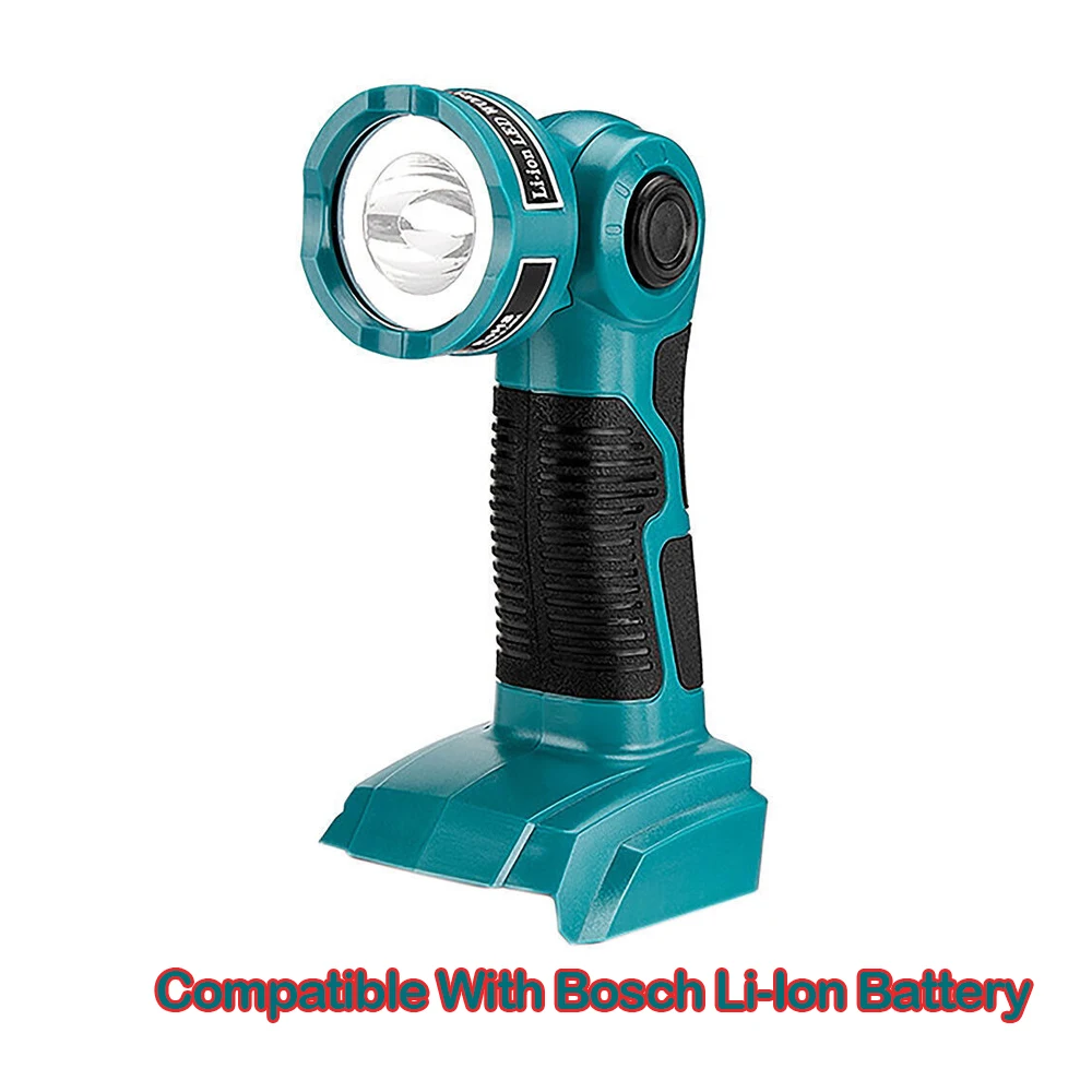 

LED Work Light Work Compatible With Bosch Li-Ion Battery Flashlight lamp FloodLight for Car Repairing Emergency and Job Lighting