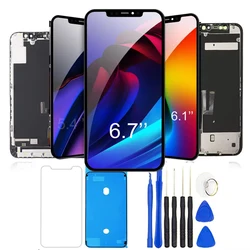 AAA+++ OLED For iPhone X XR XS Max LCD Incell For iphone 11 12 13 Pro Max 13 Mini 14 Plus OLED Display Screen Digitizer Assembly