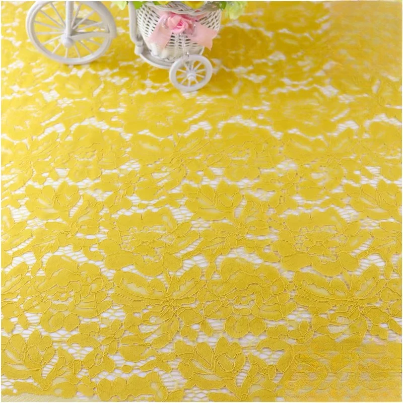 

High Quality High Quality and Fashionable Three-dimensional Bone Thread Non Elastic Lace Fabric DIY Clothing Dress Accessories