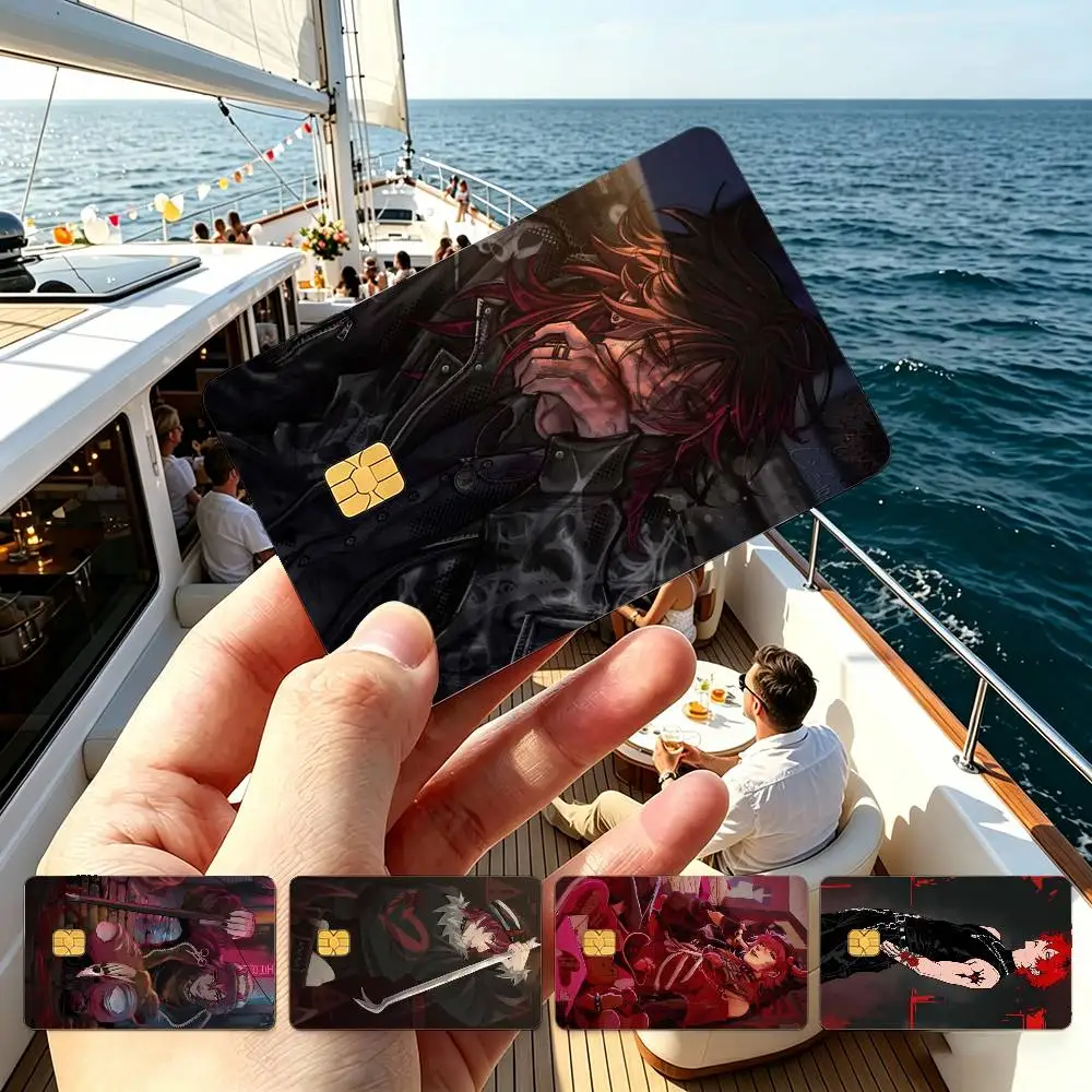 Pegatinas HD para tarjetas de crédito de Game K-Killer C-Chat Ronin, calcomanías para tarjetas de juego, pegatinas impermeables con chip pequeño, regalo