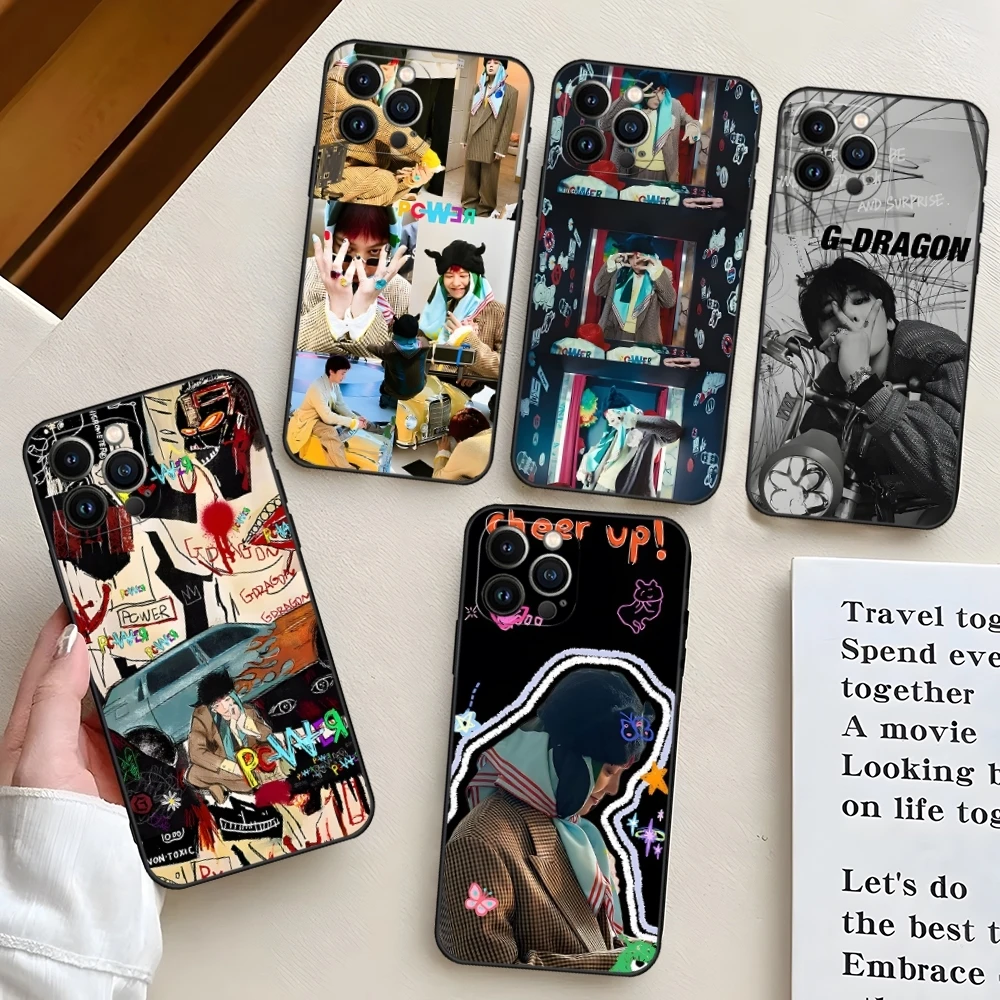 Korea G-Dragon GD Phone Case For Iphone 15 16 Pro Max 14 Mini 13 12 11 X Xr Xs 6s 7 8 Plus Back Cover