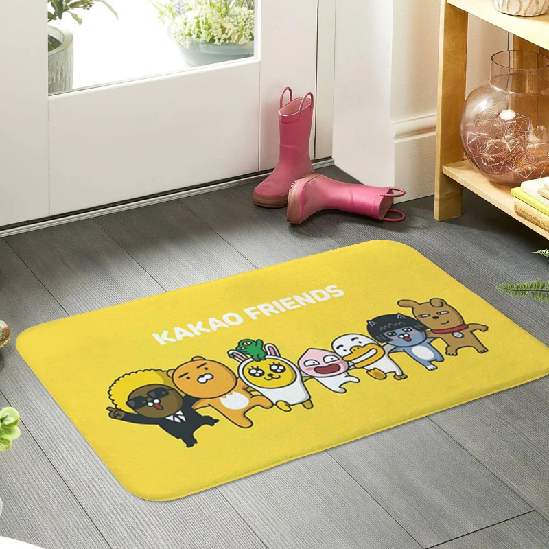 

Hallway Porch Foot Mat Non-slip T-Kakaos Friends Kitchen Bedroom Bath Rug Doormat Entrance Door Balcony Carpet Slip-resistant