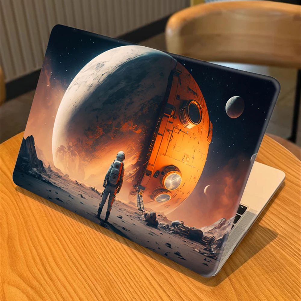 Sci-Fi-Planeten-Print-Hülle für MacBook Air 13 M4 2025, Cover M3 A3113 2024 Air 13.6, Laptop-Hülle für Pro M2 13.3 14 16