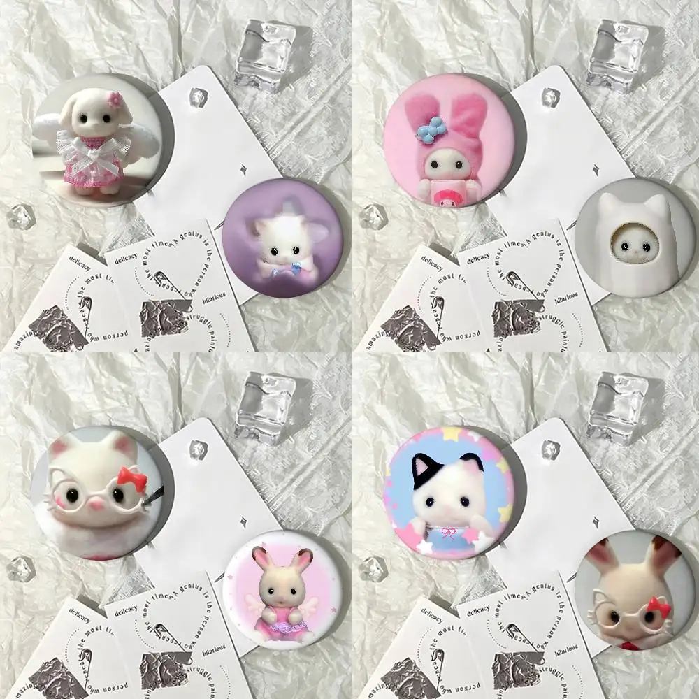 لطيف S-سيلفانيان F-العائلات شارات زر PinsBrooch الإبداعية مضحك يقتبس شارة الملابس على ظهره مجوهرات هدية للأطفال الأصدقاء #6