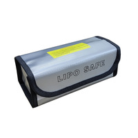 LiPo Li-Po Battery Fireproof Safety Guard Safe Bag 185*75*60MM Helicopters Levert Dropship for RC Drone 2PCS