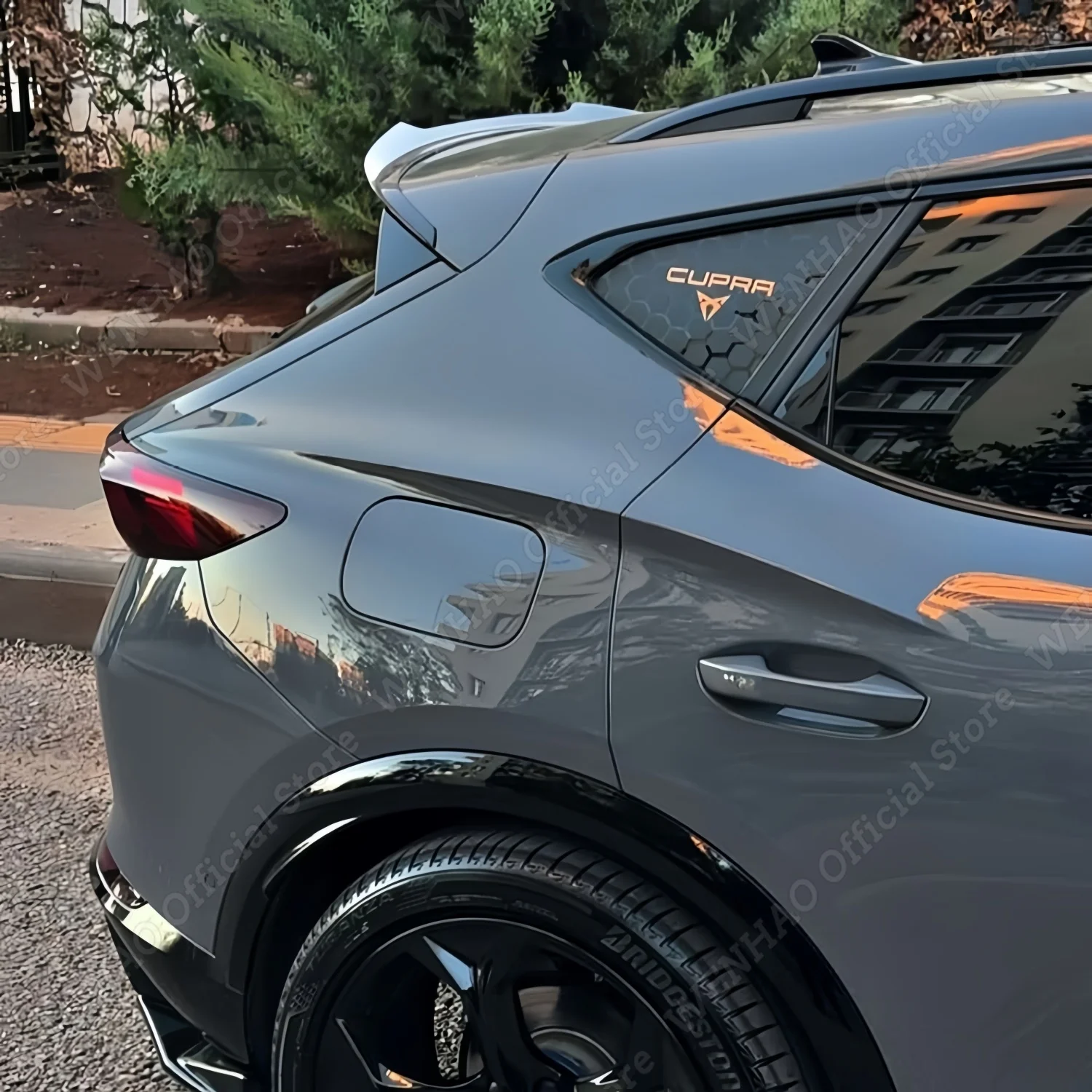 Maxton Style Glänzend Schwarzer Auto-Heckspoiler für Cupra Formentor Mk1 / Mk1 Facelift 2024+ Abdeckspoiler Tuning Karosserie-Kits – Detail 4