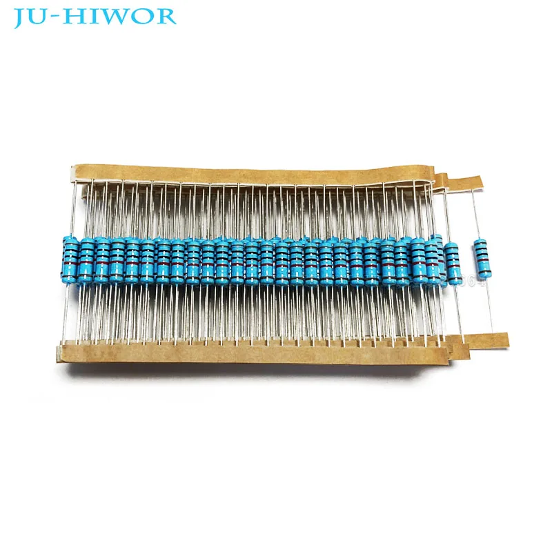 20pcs 2W 1% Metal film resistor 1R ~ 1M 10 22 33 47 51 62 75 82 91 100 220 470 1K 10K 100K 220K 2.2 4.7 22 47 100 220 470 R ohm