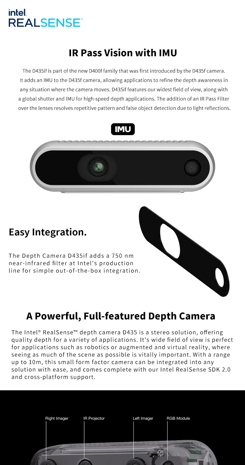 2025 Intel RealSense Depth Camera D435