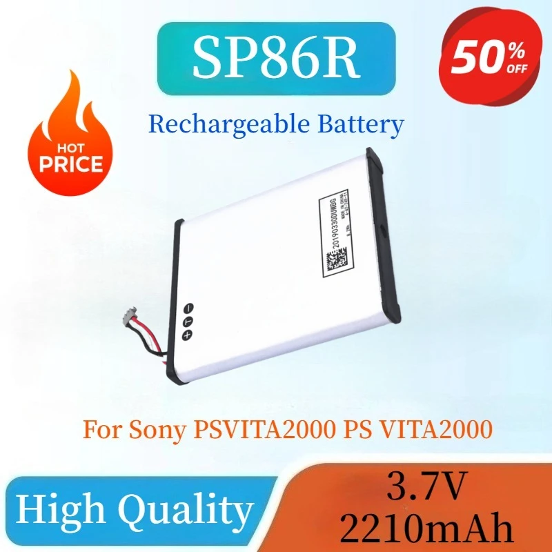 

New High Quality SP86R 3.7V 2210mAh Rechargeable Battery For Sony PS Vita 2000 Replacement High-capacity Li-ion Battery