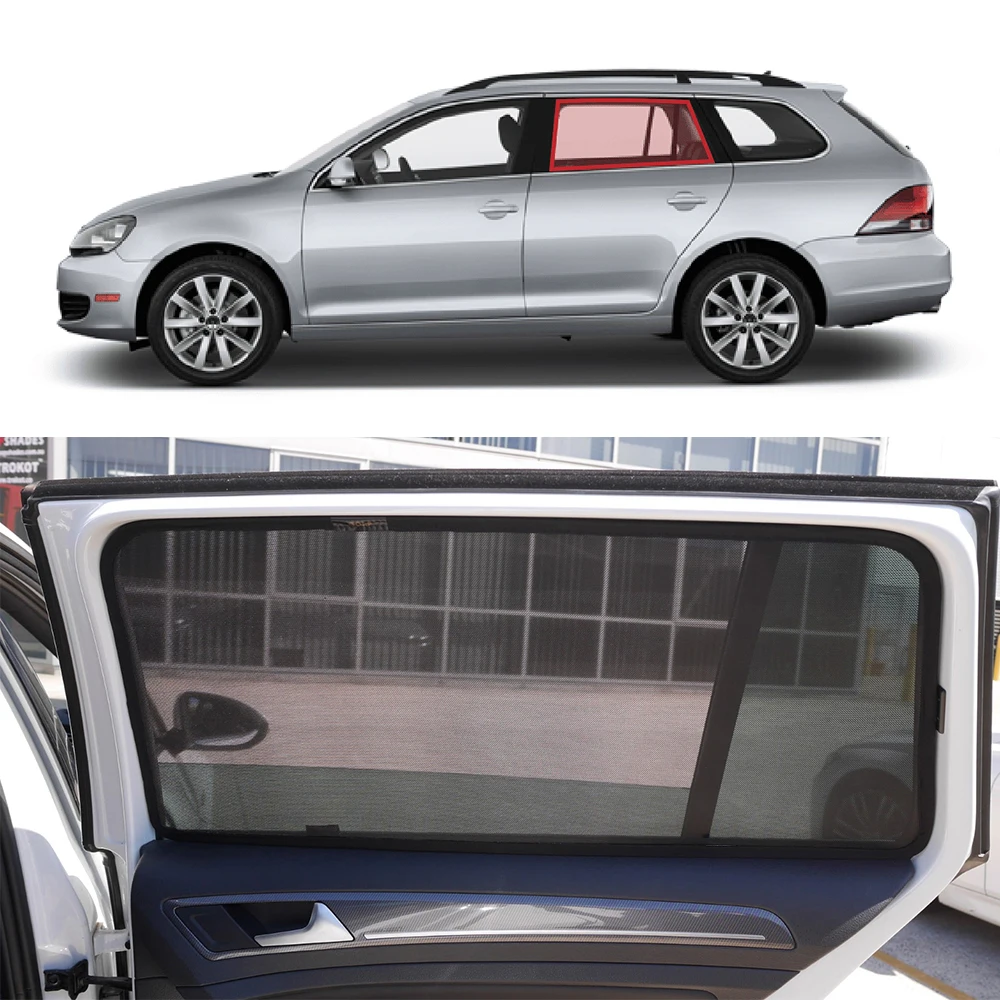 

For Volkswagen VW GOLF 6 Variant 2008-2013 Magnetic Car Sunshade Front Windshield Curtain Rear Side Baby Window Sun Shade Visor