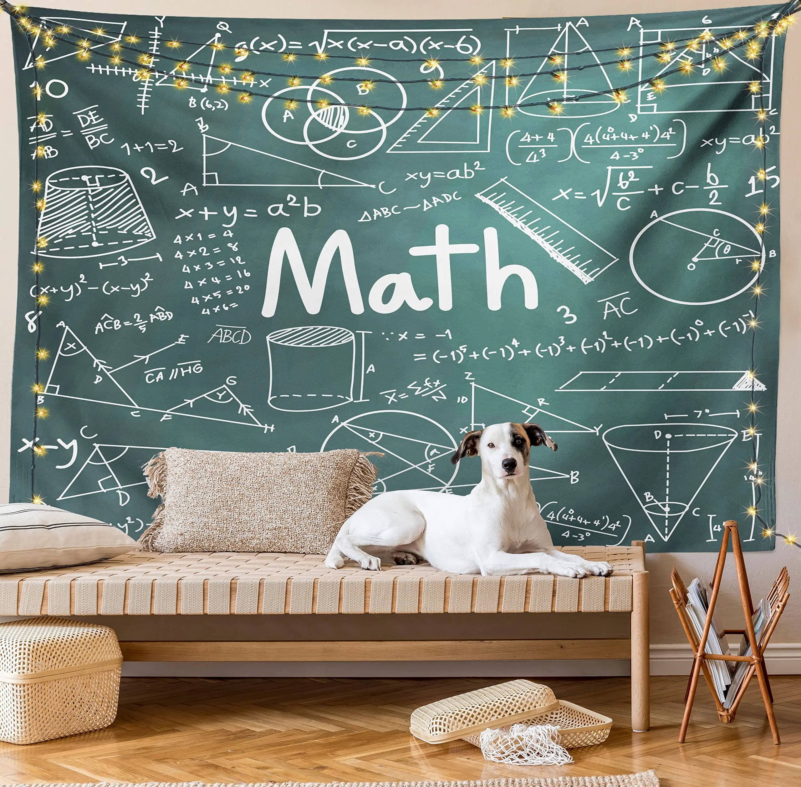 Multiplication Table Tapestry Math Calculation Wall Hanging Education Tapestries for Kids Bedroom Classroom Dorm Wall Blanket