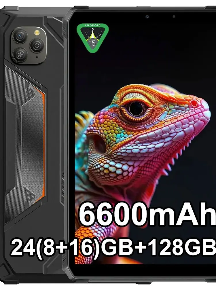 Blackview Active 5 robuuste tablet [geen EU-oplader] 24 (8+16)GB+128GB 8,68'' Android 15 IPS 6600mAh Doke AI 16MP NFC-vingerafdruk - afbeelding 2