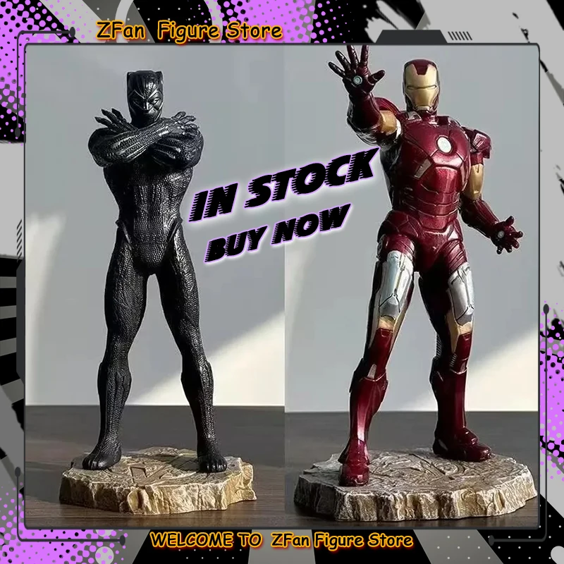 

В наличии 22 см фигурка серии Marvel Ironman Черная Пантера Фигурка Marvel Аниме Фигурки Статуя из ПВХ Коллекция Модель Подарки