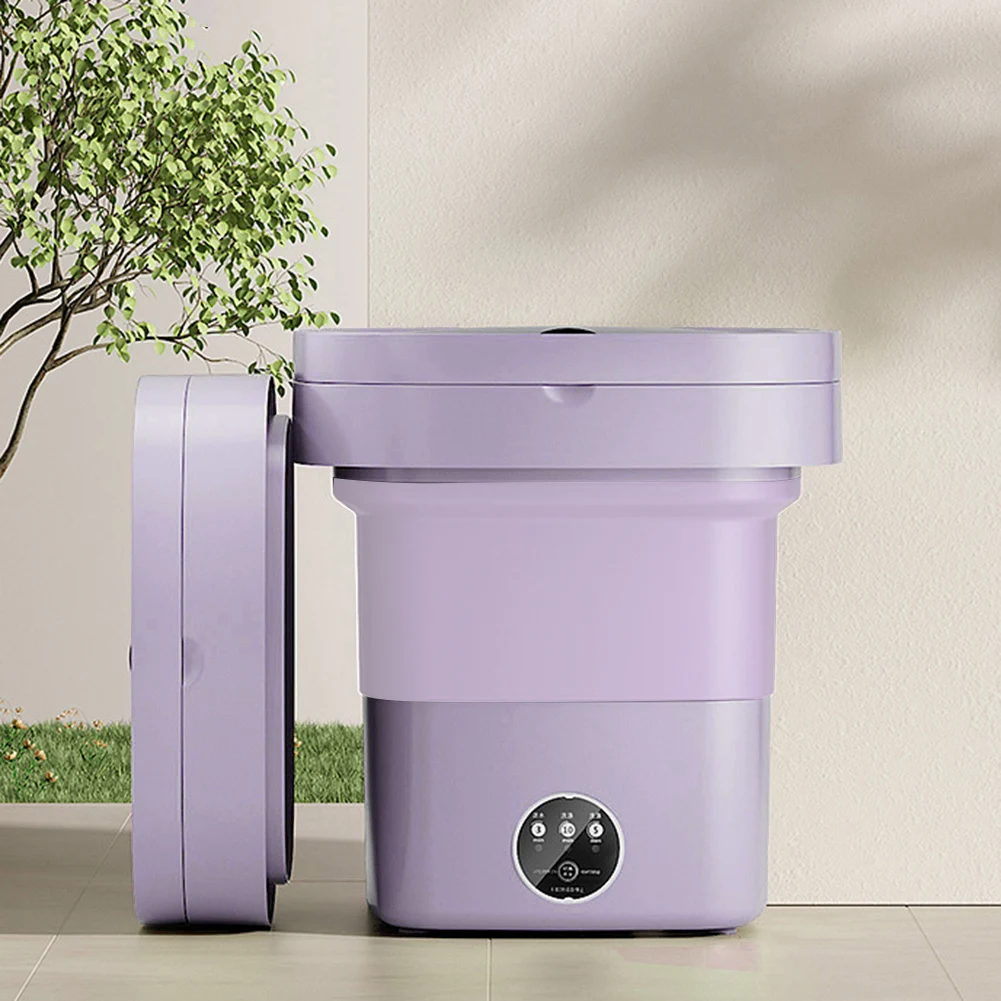 10 L Portable Washing Machine Deep Cleaning Folding Washing Machine with Timer for Washing Baby Clothes Underwear Or Small Items