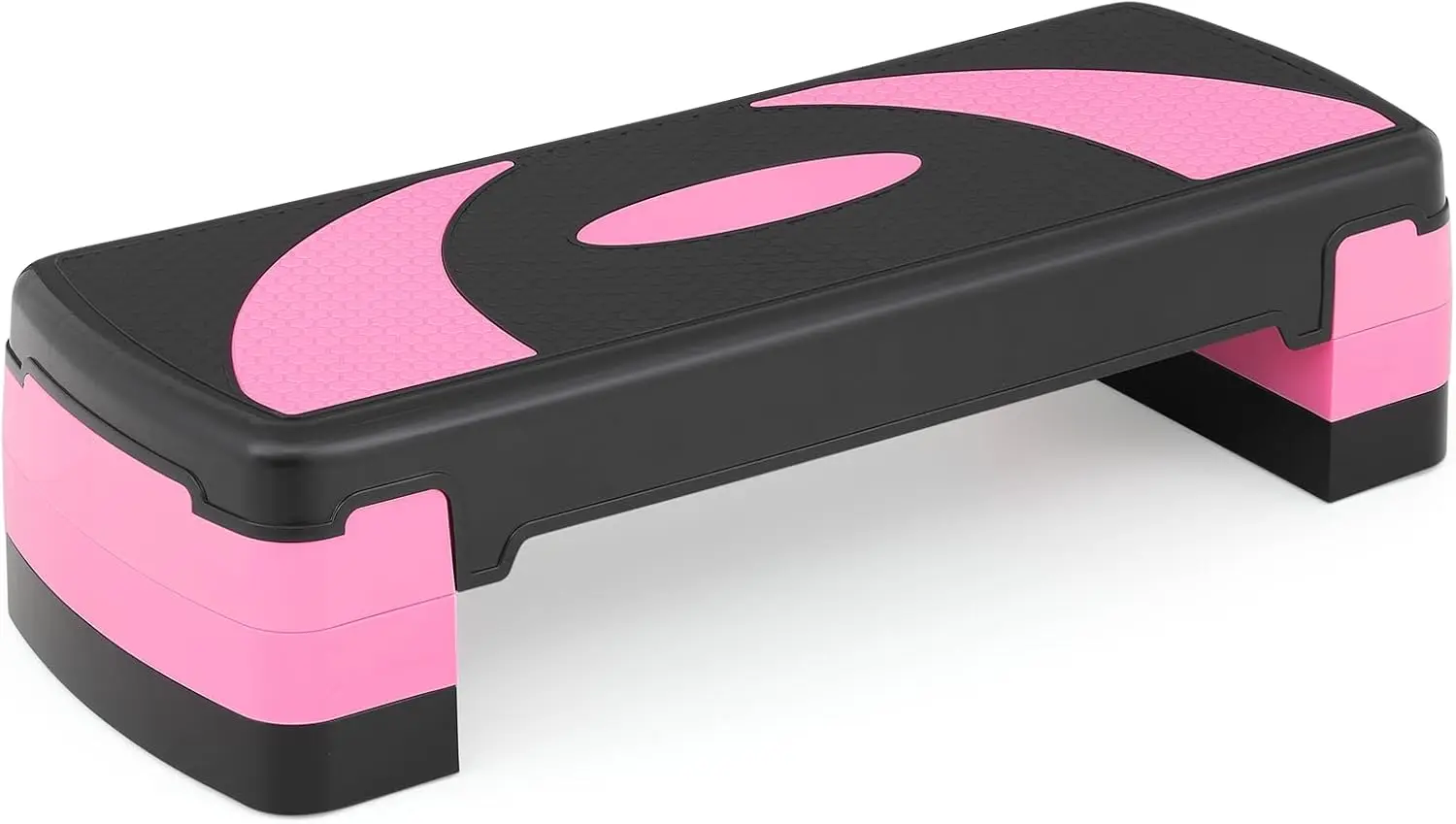 

Adjustable Aerobic Stepper Platform with Stackable Risers, 4/6/8 Inch Height, Supports 330 lbs