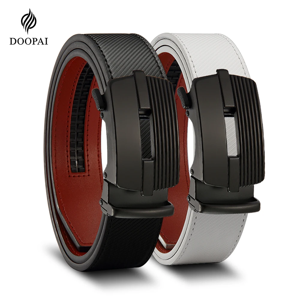 

Мужской ремень из натуральной яловой кожи с автоматической пряжкой, модный ремень для брюк для отдыха, мужской пояс с подарочной коробкой