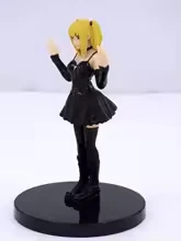 12CM Anime Death Notes Misa Figure Toy Car Deathnote L Killer Misa Amane Figure Doll Collection Model Ornament New Toy Gift