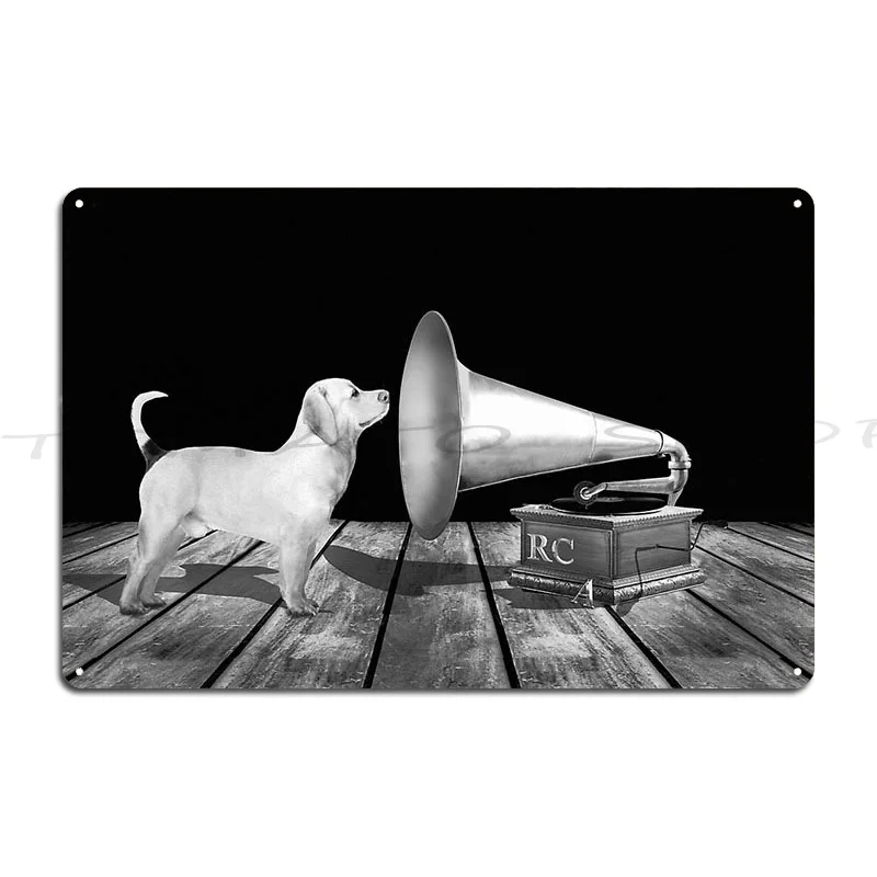 Vintage Red Record Label Clock His Master’s Voice You Know It By This  Metal Plaque Plaques Bar Pub Create Iron  Tin Sign Poster