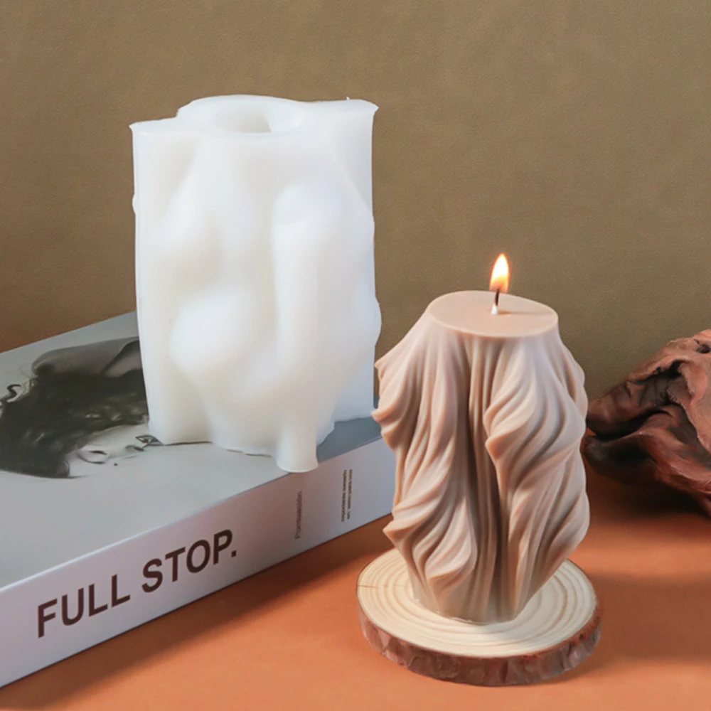 مجموعة قوالب شموع لجذر شجرة الموجة ، الهندسة ، الصابون ، الجبس ، قالب السيليكون ، ديكور الزفاف ، عمود الخط ، صنع الشوكولاتة ، متعددة الأحجام