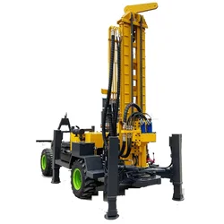 180M Deep Portable Diesel Hydraulic Water Well Rotary Drilling Rig Pneumatic Borehole Water Well Drilling Machine For Sale