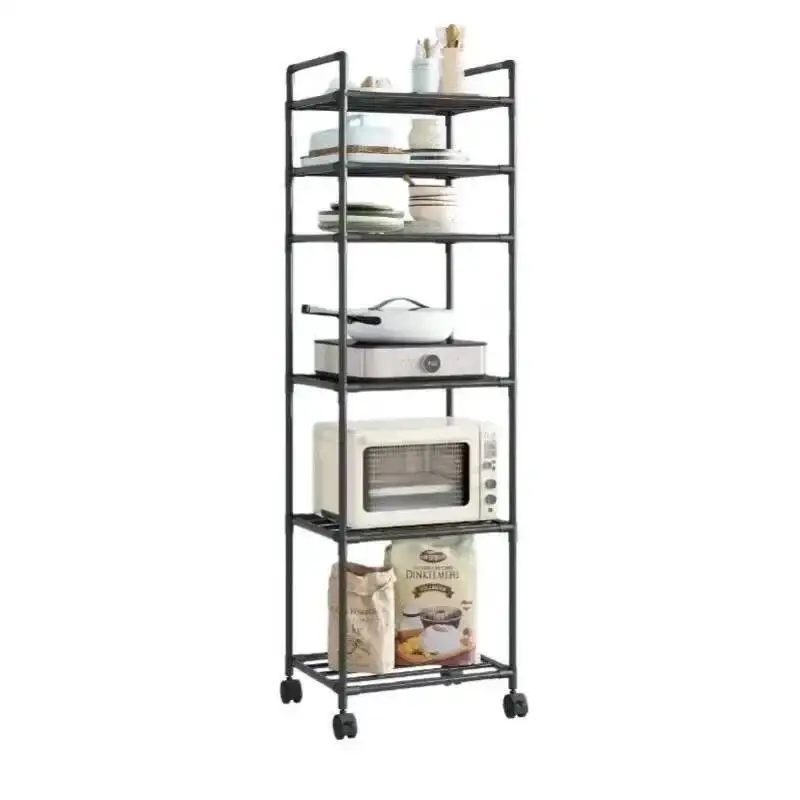 

5-Floor Whee Floor-To-Ceiling Kitchen Living Room Desktop Bedroom Bathroom Universal Storage Shelf Artifact